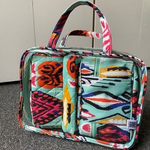 Vera Bradley Pueblo Print 4pc cosmetic set